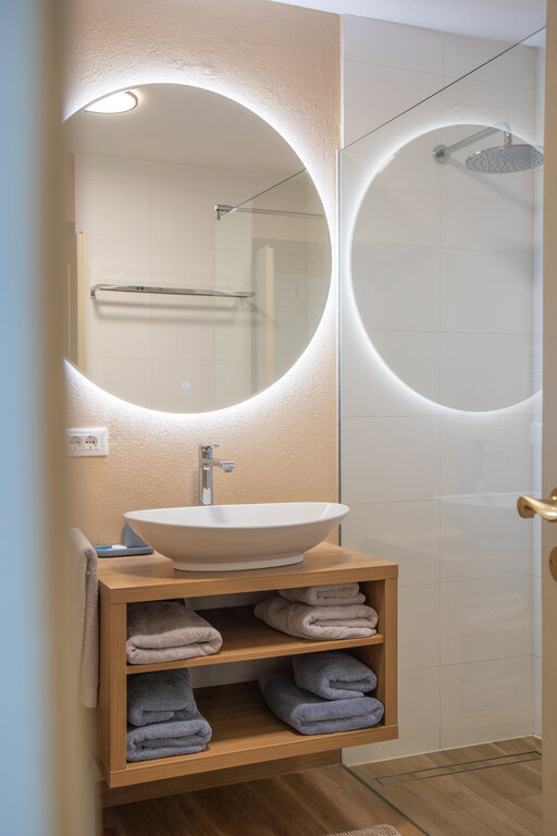 Modern bathroom in the apartment