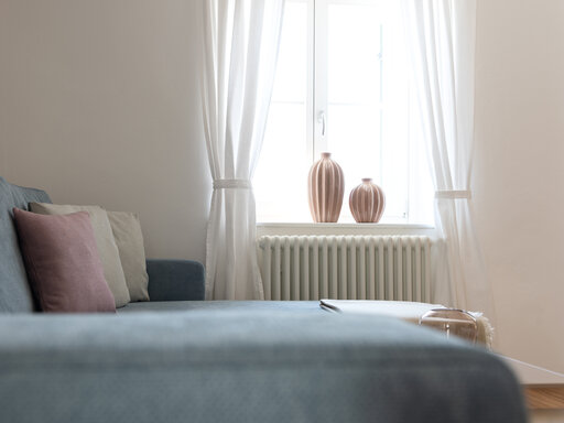 Relaxen im Wohnzimmer der Ferienwohnung